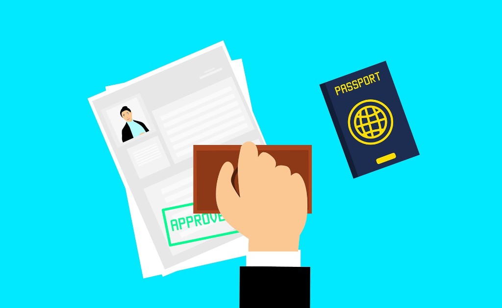 Sealed medical results and passport documents for E-2 health check and ARC application